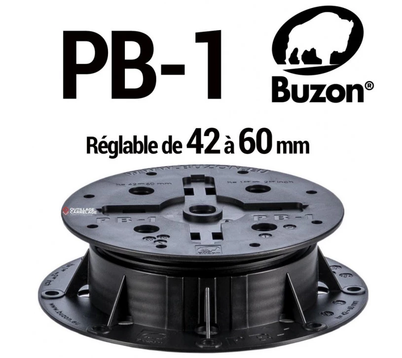 Plot réglable pour terrasse Buzon