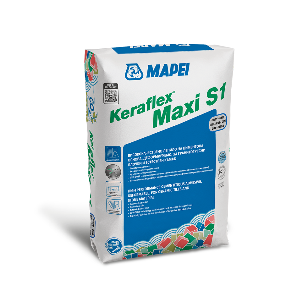 Sac de mortier-colle pour carrelage Mapei Keraflex Maxi S1 Zero