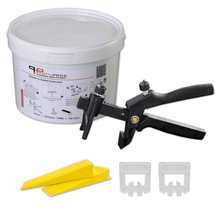Kit de croisillons autonivelants et pince ProfilPRO
